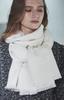 GILDARA FT07TX Baby Cashmere Basic Wave Large Solid and Scarf 100% Stole, Color, Women's Men's (Off-White (W))