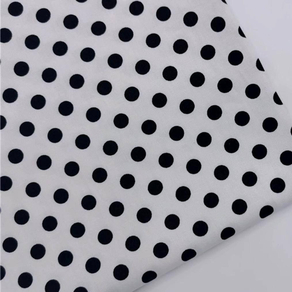 Dots Printed 100% Cotton Fabric By Meter Diy Patchwork Quilt Cloth Bedding Blanket Sheet Pillow Decor Fat Quater Tissus Tilda