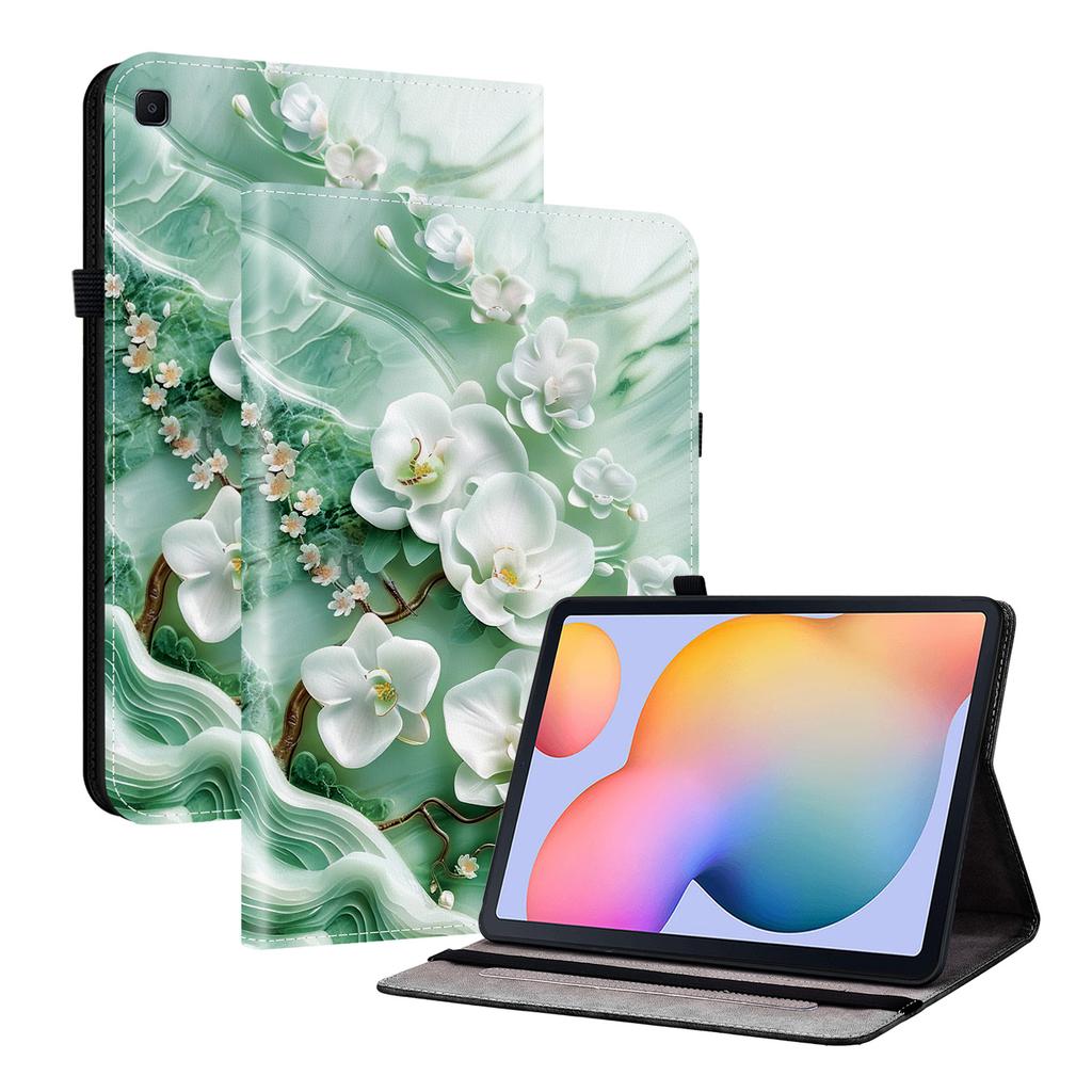 PU Leather Tablet Case for Samsung Galaxy Tab S6 Lite (2024)-11 Styles! Durable,with 2 Stand Slots,Pencil Holder & Card Slots,Flexible TPU Back Cover