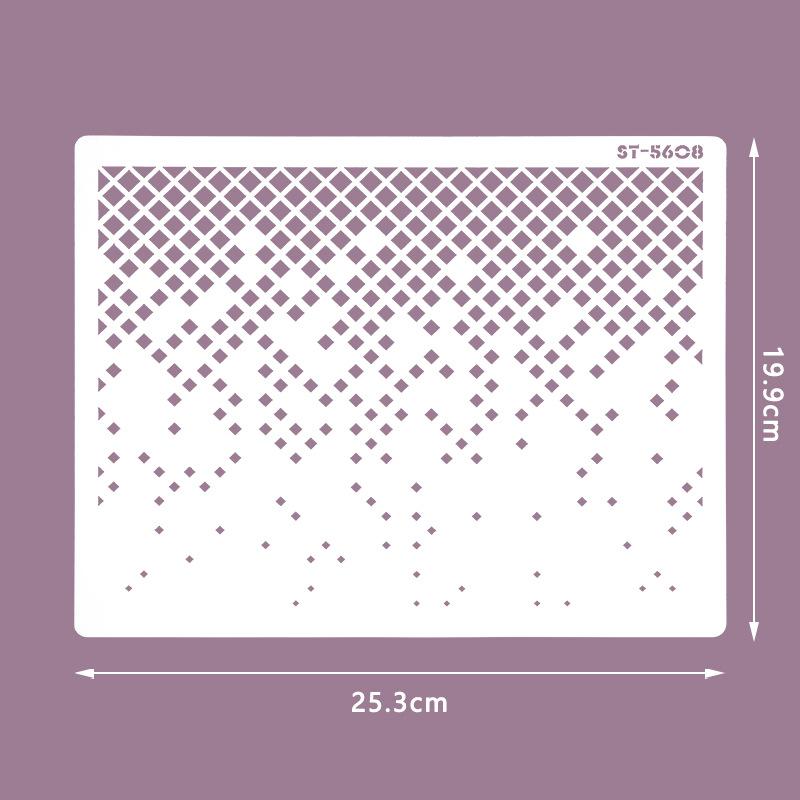 Cake Printing Template, Hollow Plastic Spray Pattern Mold, DIY Powder Sieve, Baking Decoration, Cake Lace Mounting Tool