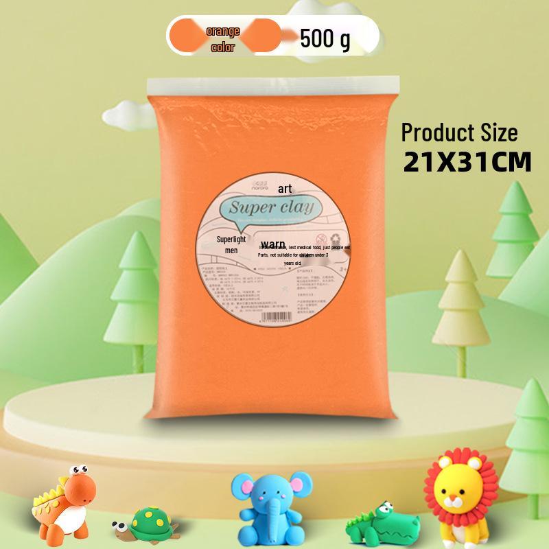 Superleichter 500g Kinder-DIY-Ton - 24 Farben, Großpackung