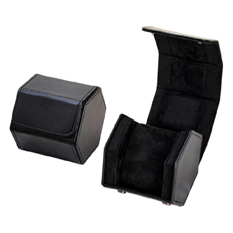 Space Saving Hexagon Shaped Leather Jewelry Box With Soft Padding For Multiple Watches Accessories