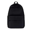 Schoolbag casual backpack female Korean version solid color campus junior high school student schoolbag simple sweet small fresh girls backpack