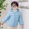 Jungen Mädchen Leichte Daunenjacke Baby Kapuze Reißverschluss Mäntel Herbst Winter Warm Oberbekleidung 0-5 Jahre Kinder Weihnachten Geburtstagsgeschenk