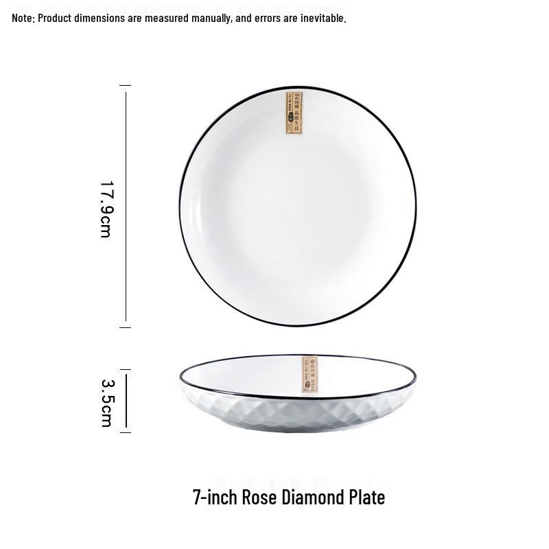 2025 Light Luxury Ceramic 10-Piece Bowl and Chopstick Set – Modern Tableware for Home and Housewarming Gifts