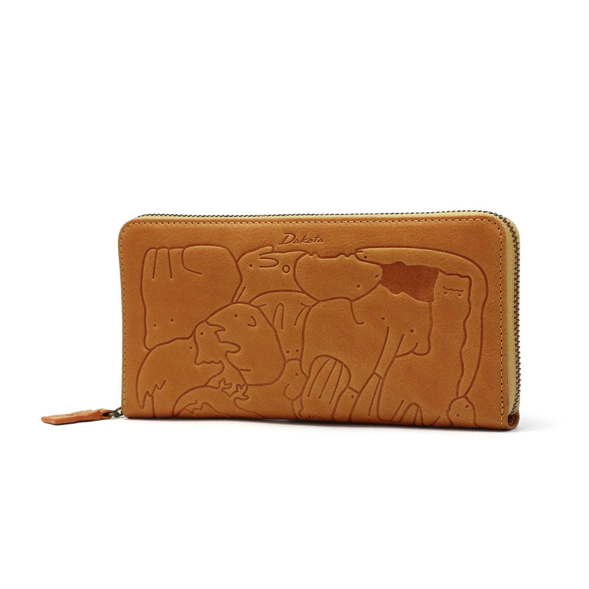 

Animale Round Zipper Long Wallet 0030192 [Dakota] Mustard/53