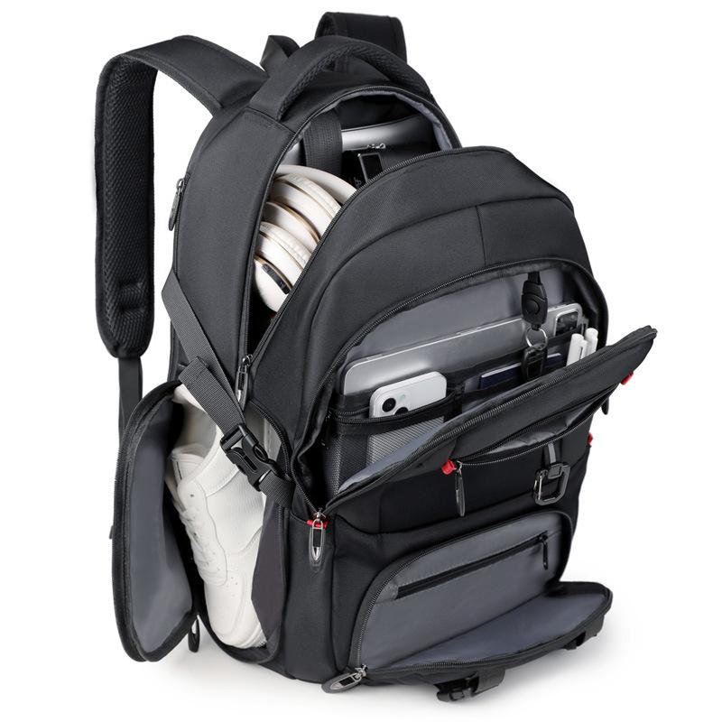 Multi-functional Business Backpack, Large-capacity Expansion Double Backpack, Men's Leisure Travel Backpack Luggage Bag