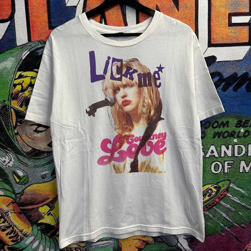 

Courtney Love Music For Lovers White Cotton All Size Unisex T-Shirt XXL