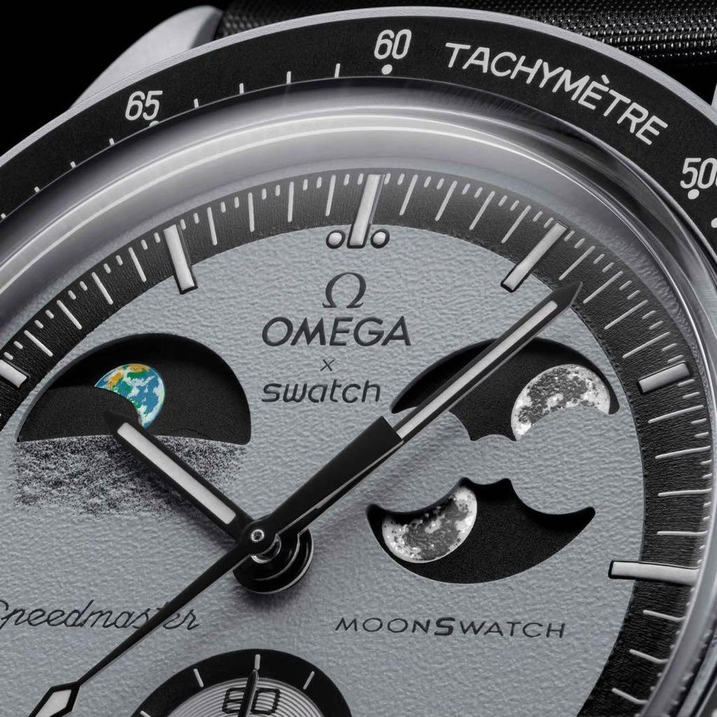 Used New OMEGASwatch Earthphase MoonSwatch complete item