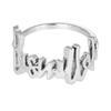 Simple Letter Napkin Ring for Creative Hotel Decoration