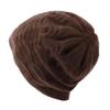 100% Pure Cashmere Women's Versatile Chunky Knit Fisherman Hat - Thickened Warm Solid Color for Casual Wear