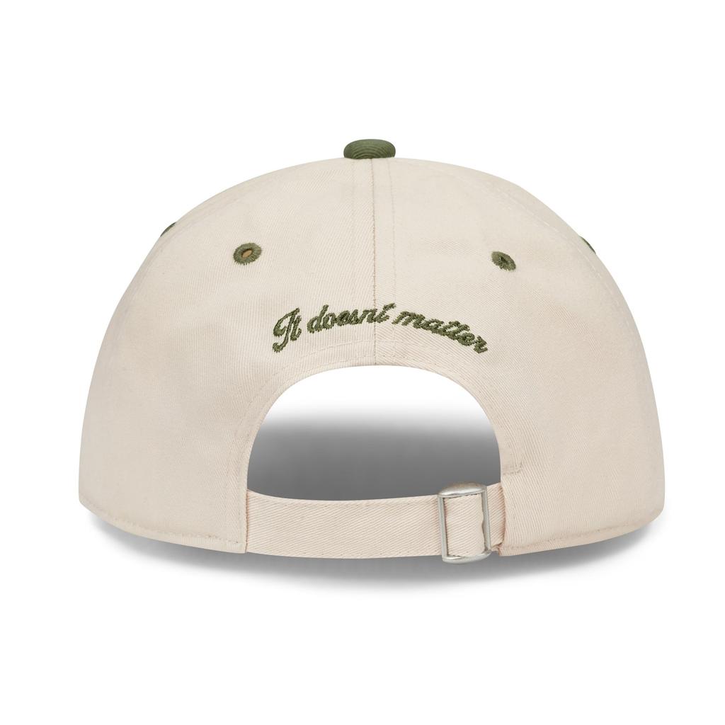 Clape Baseball Cap Logo Flat Brim Adjustable Summer Sport Sun Protection Beige J-BSAP2546 55-61cm