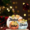 Fall Decorations For Home, Rustic Wooden Blessed GratefulHello Pumpkins Tabletop Sign Thanksgiving Decoration, For  Party