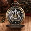 Castle Commemorative Gift Quartz Movement Large Pocket Watch