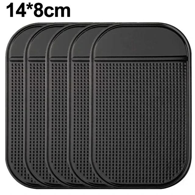 Car Non-Slip Mat Magic Anti-Slip Slide-Proof Pad Dashboard Sticky Dash Adhesive Cell Phone Mobile Holder Black Silicone