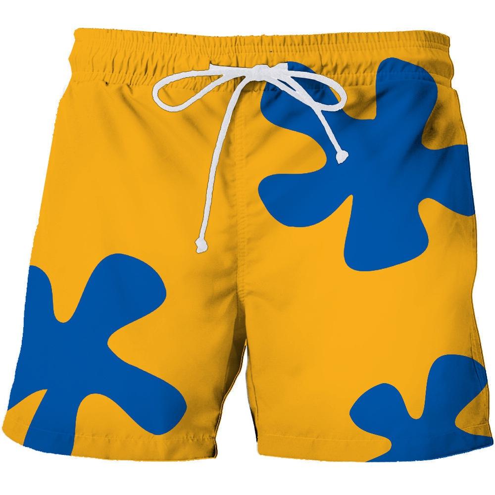 Patrick Squarepants Spongebob Star Shorts Beach Pants Ventilation Children Man