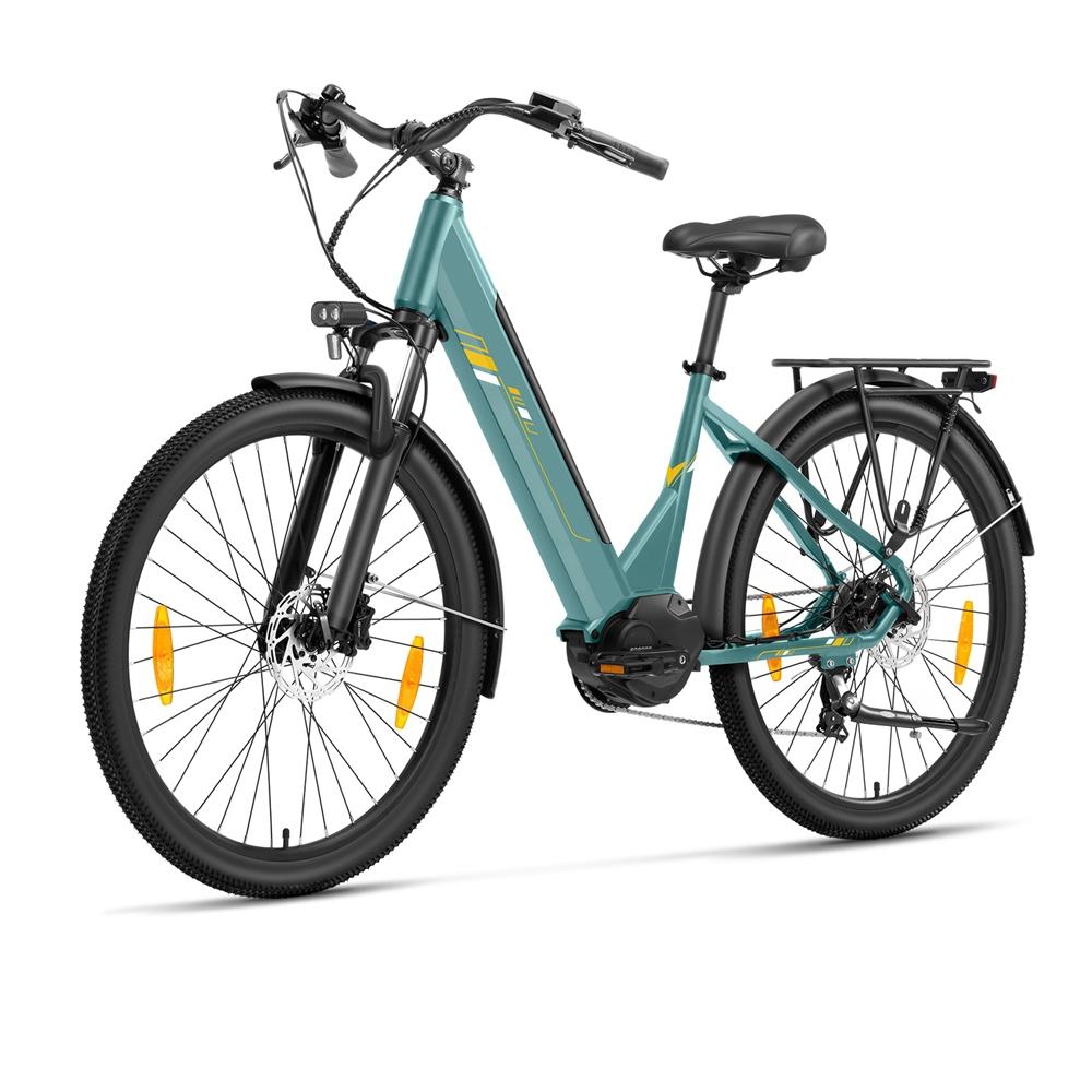 Touroll Urbano 3 Kék EU Csatlakozó Lépésen Át 27,5 hüvelyk 36V13Ah 250W E-bike