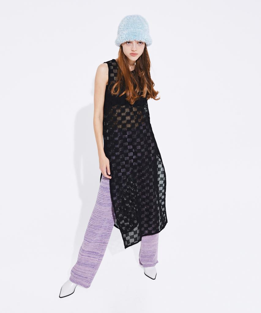 Kkuape Netting Knit Onepiece_Black