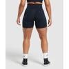 Gymshark Lift Contour Nahtlose Shorts Mitternachtsblau Schwarz Melange B6a8i Ucvj