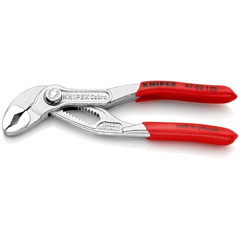 Alicate de Tubo Ajustável Cobra 125mm, Cromado - Kn 87 03 125