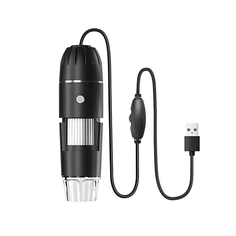 1600X Portable Electronic Microscope Zoom Digital Microscope with Stand Optical Microscope for Jewelry Appraisal Video