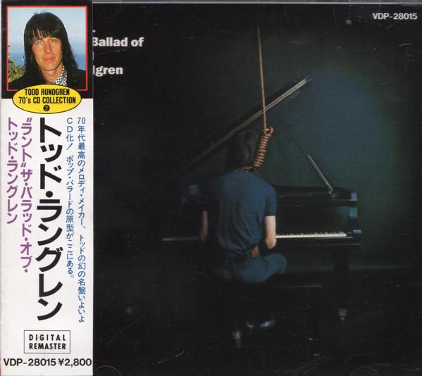 

CD RUNT - Ballad Of Todd Rundgren VDP28015 Bearsville 1988 Japan Rock