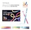 LANGUO 90/72/54/36 Colors Acrylic Painting Gel Pen Set 1.0mm Student Graffiti Handbook Pen Art Drawing Marker Pens Stationery
