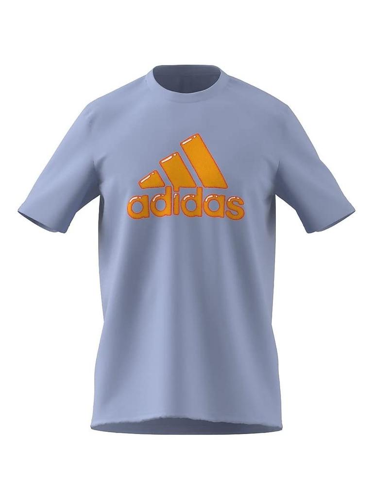 Adidas Logo Pen Fill Sportswear Graphic Blue Medium - T-Shirt, Dawn,