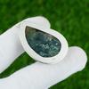 Natural Tibetan Turquoise Gemstone Jewelry 925 Sterling Silver Pendant For Women