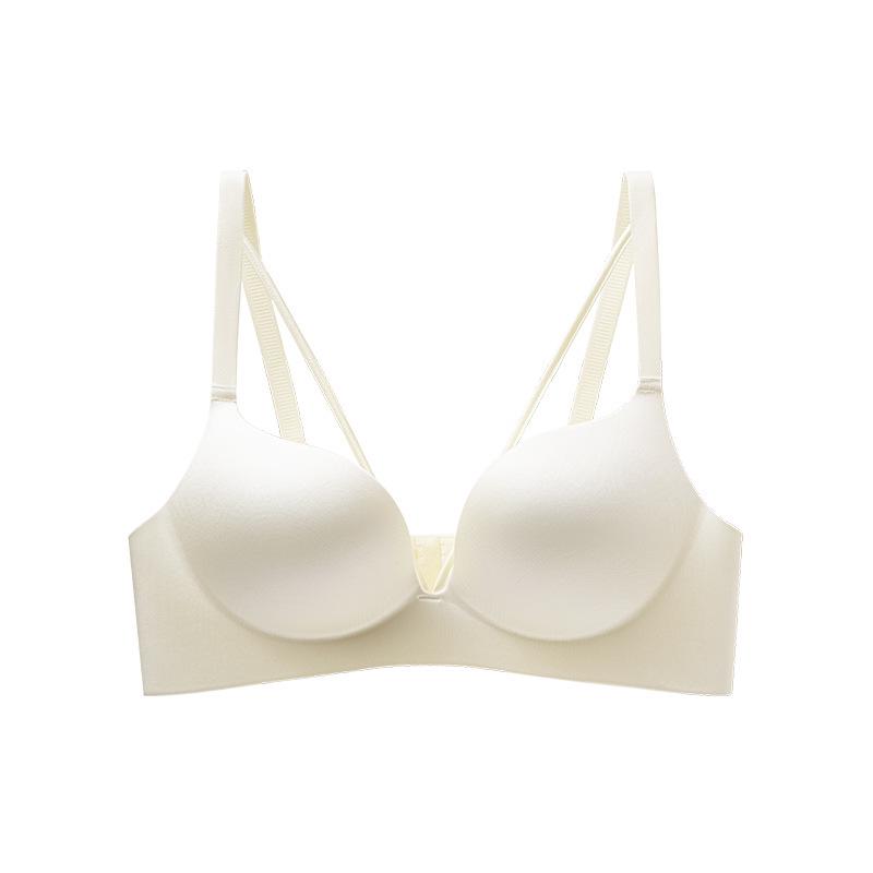 Sleek Leopard Print Lingerie: Seamless, Supportive, Anti-Sag Wireless Bra for Enhanced Appearance 32