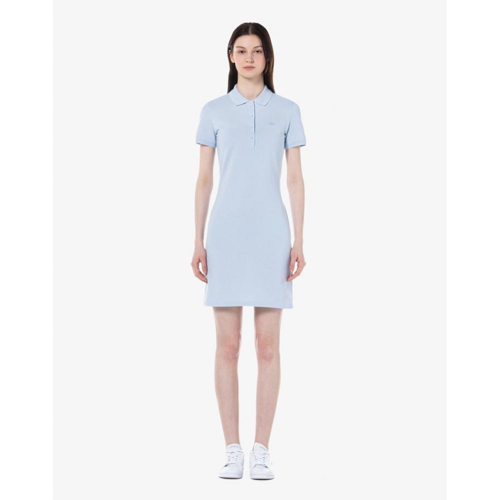 

LacoSte Women S Mini Pique Stitched Polo dreSS Ef0082 54g J2g 034