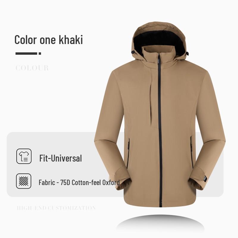 Customized Company Outdoor Jackets with Logo for Autumn/Winter Employee Workwear