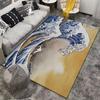 Great Wave Off Kanagawa Carpet Suitable As a Non-slip Mat for the Living Room or Bedroom Sofa
