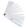 0.02 To 1.0mm Feeler Gauge 17 Blades Metric Feeler Gauge  Industrial Clearance Inspection