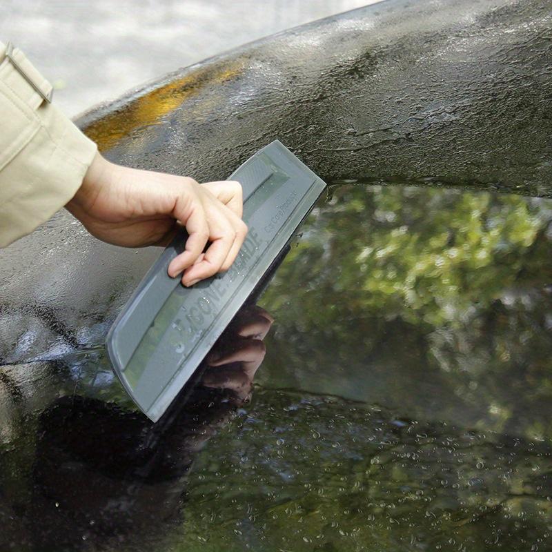 Auto-Reinigungsgummiabzieher - Kratzfreies Handheld-Wasserabzieher-Reinigungswerkzeug für Windschutzscheibe/Karosserie, Kratzfreier und Beschädigungsfreier Fensterabzieher