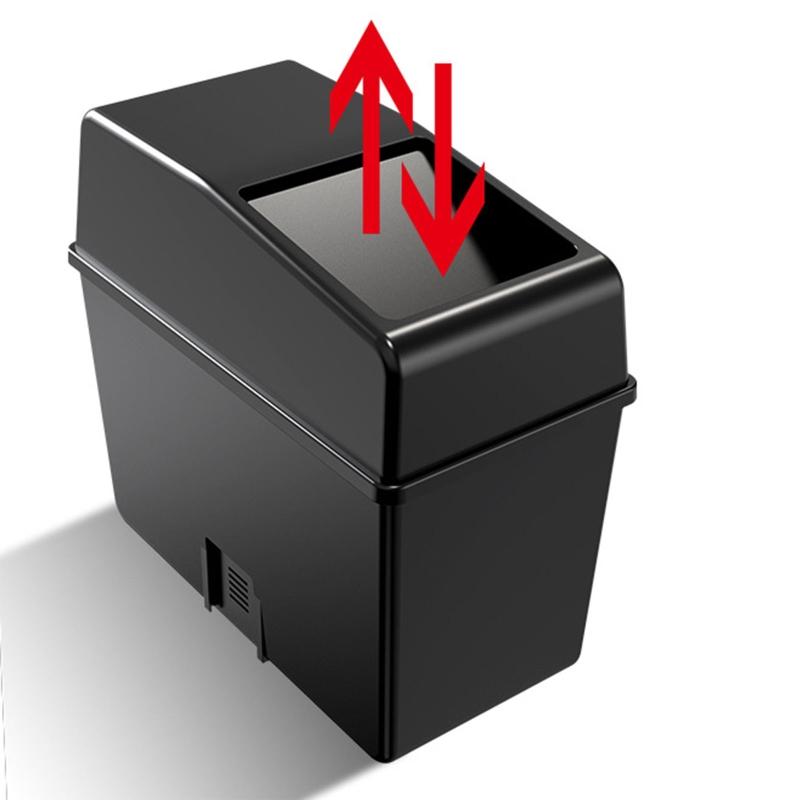 Universal Car Seat Slit Storage Box for Small Item Vehicle Garbage Can Auto Interior Trash Bin for Car Office Home