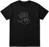 Handprint Graphic T-Shirt – Unisex Black Tee for Men & Women