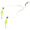 Attractive Silver Finish Double-Hook Rig Fishing Hooks Metal Fishing Hooks