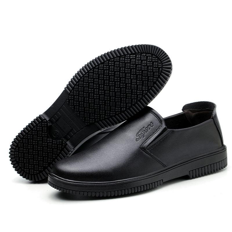 

Поварская обувь микрофибра резиновая подошва износостойкая, дышащая, влагопоглощающая, водонепроницаемая, нескользящая и маслостойкая ресторанная кухня прочная Black; 46