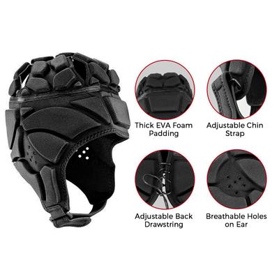 Soft Goalkeeper Helmet Football Rugby Soccer Goalie Helmet Cap Headgear for Kids Youth Adults