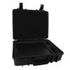 Satellite Hard Carrying Case Precise Cut Foam Satellite Dish Pipe Adapter Power Supply Cables Storage Case for Outdoor