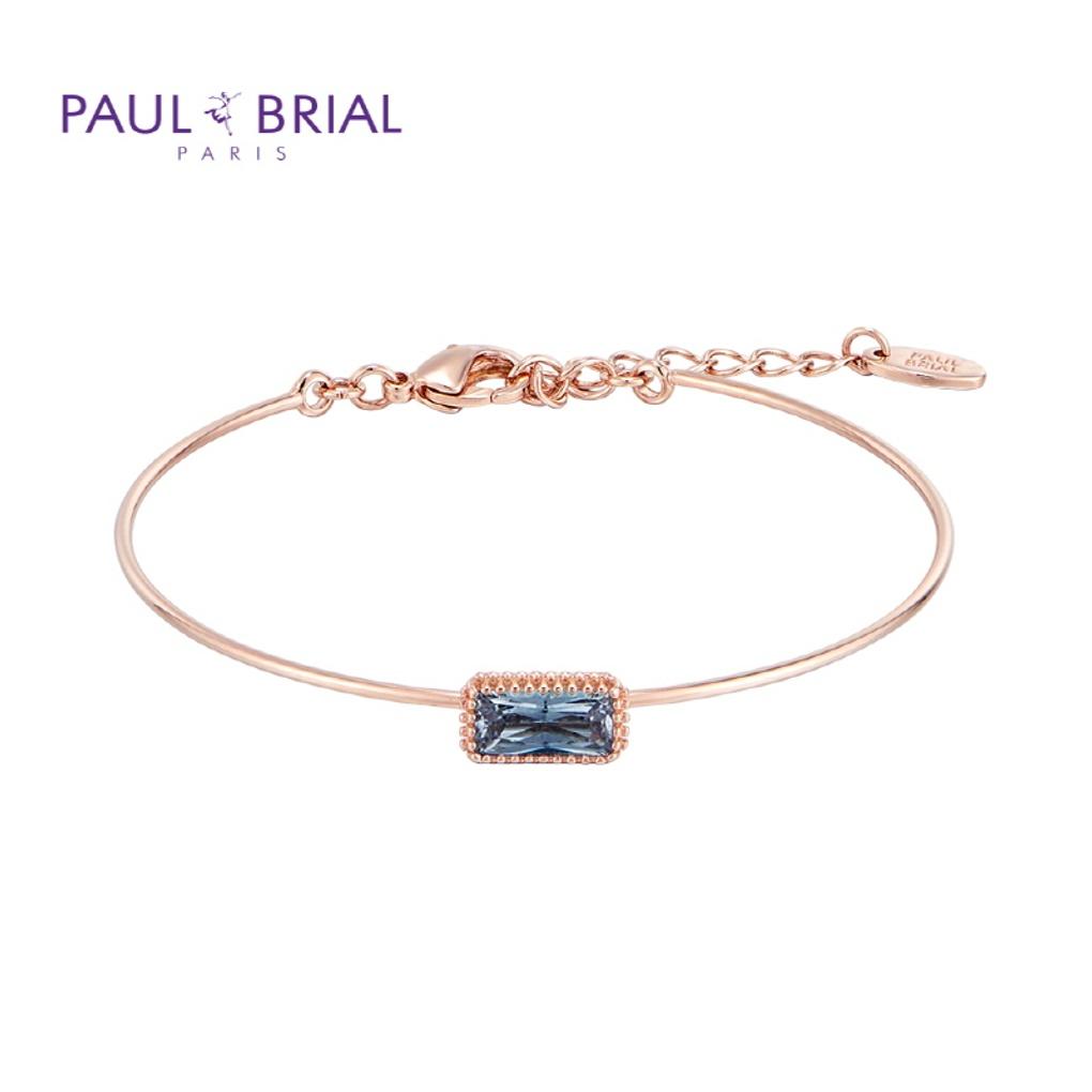 

PAULBRIAL [SILVER] PPSB001S (PG) October Tourmaline Birthstone Baguette Bracelet