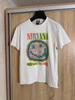 Nirvana Nevermind Lächeln Kurt Cobain Rockband T-Shirt Y2K Herren Größe M Unisex T-Shirt