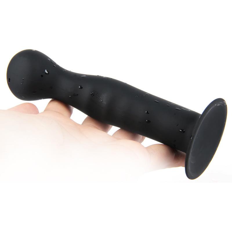 Anal Plug Set - Prostate G-Spot Stimulator, Silicone Butt Plugs with Suction Base, Anal Beads for Men & Women