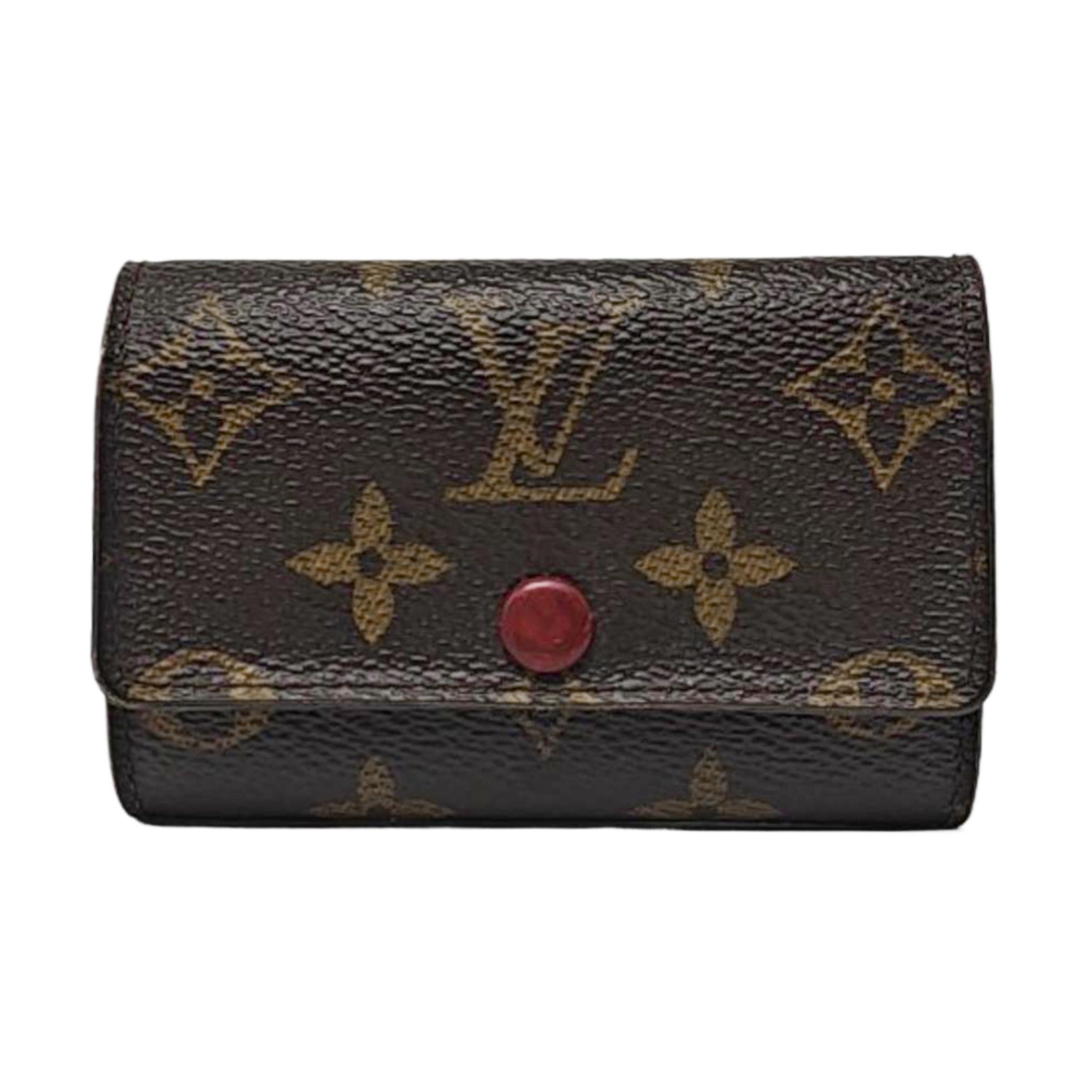 [Pre-Owned] Six-Hole Canvas Key Pouch - Good #6A8VT3 ONE SIZE