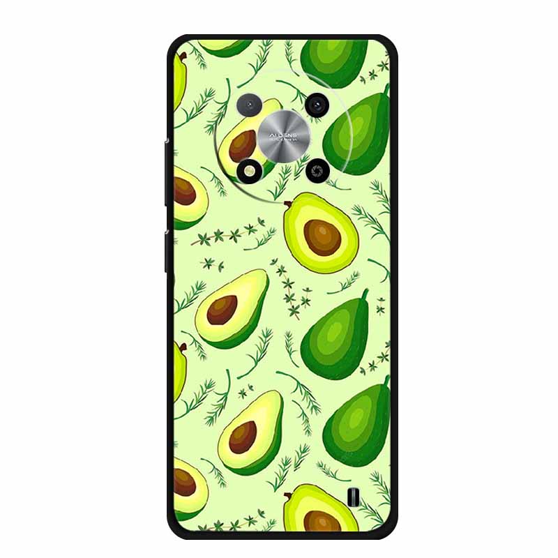 Capa Para ZTE Blade A73 5G Animais Silicone Macio TPU Capa de Telefone Para ZTE Blade A73 5G 7160N Capas Lobo Fruta Estampada Fofa Coque