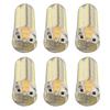 6pcs G4 LED Bulb 700LM 7W 72LED 360 Degree Lighting Silicone G4 Bulb for Ceiling Light Wall Light AC DC12V White Light