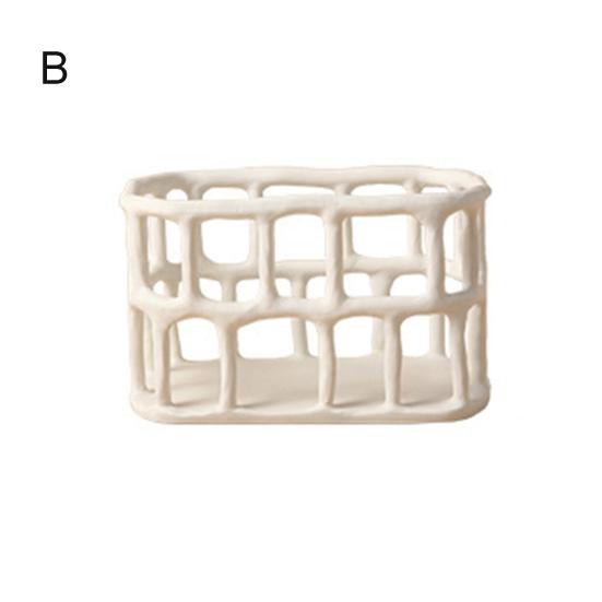 

Полый поднос для фруктов Talos из скандинавской смолы, домашняя гостиная, настольная тарелка, миска для закусок, поделки B