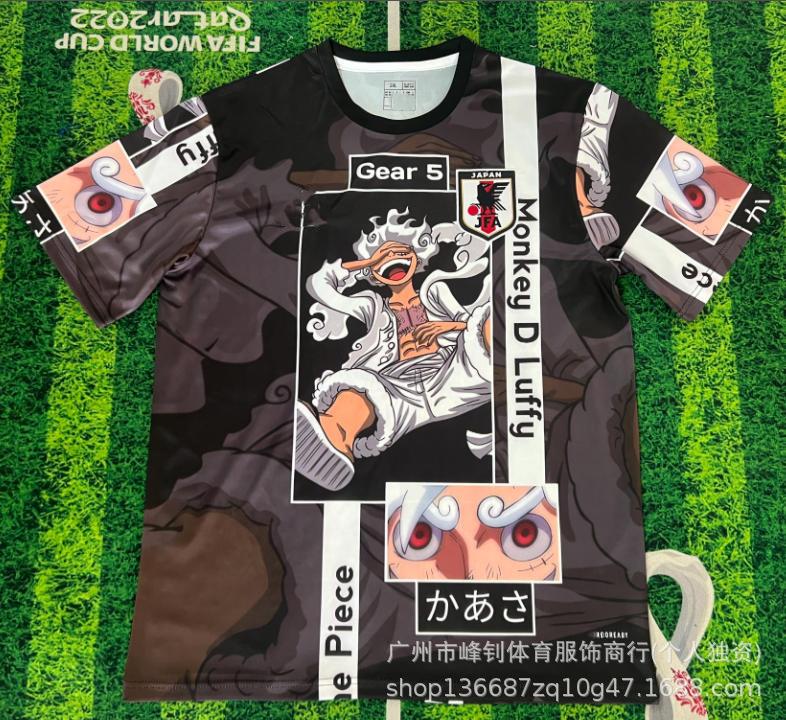 Maillot de football animé Coupe du Monde 2026, maillot thème dessin animé japonais, maillot de sport respirant pour l'entraînement