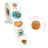 500 Stickers/roll Cartoon Cookies Stickers Cute Children's DIY Skateboard Suitcase Roll Stickers